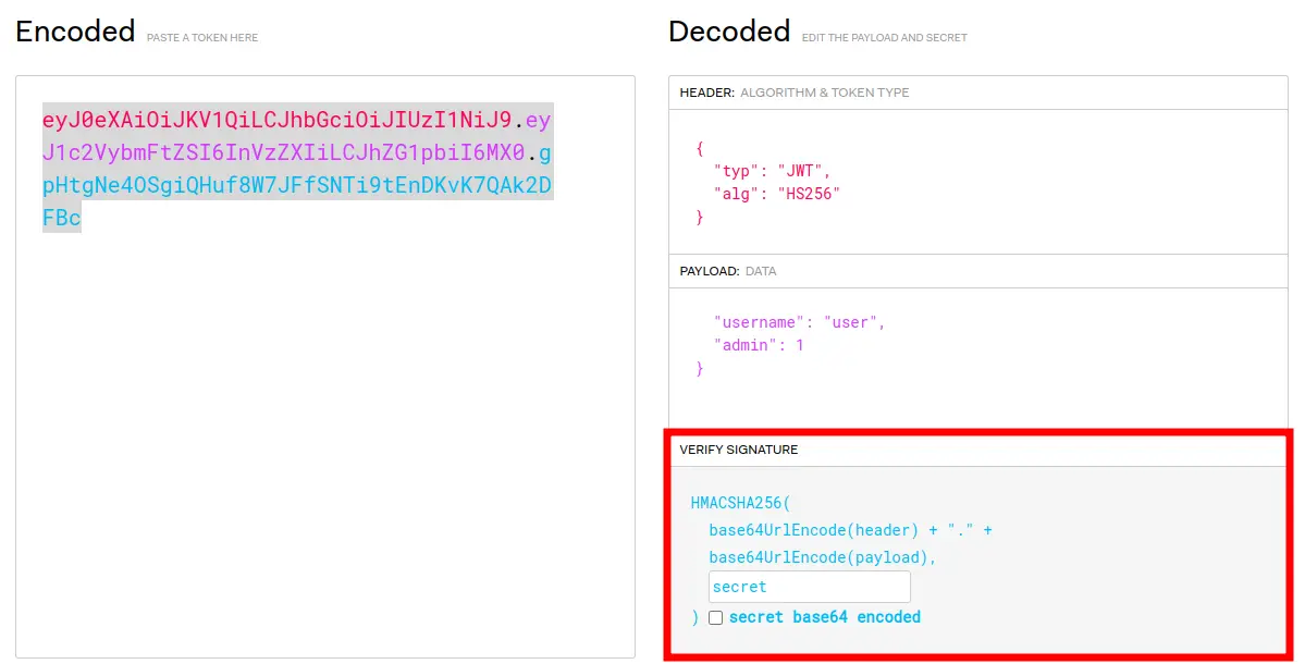 JWT EXAMPLE 4