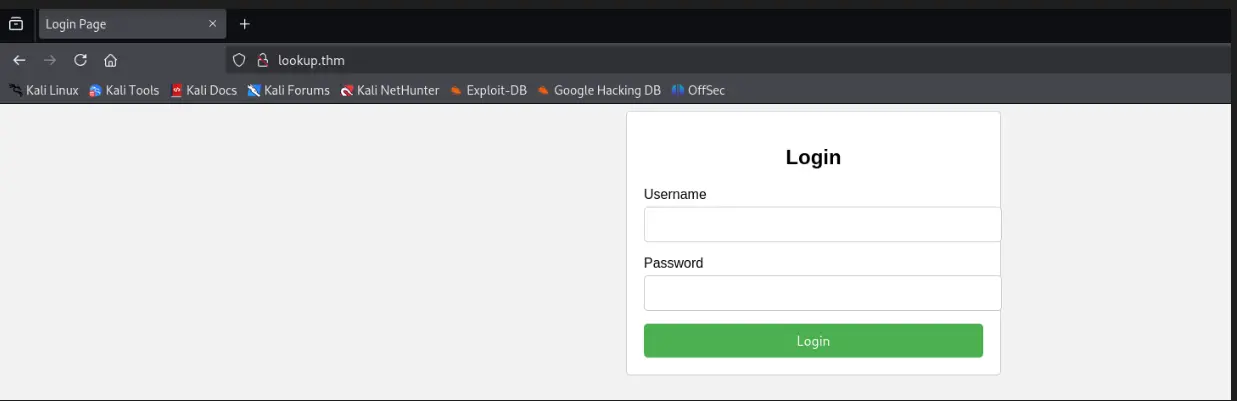 Home page